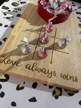 Load image into Gallery viewer, Valentine Charcuterie Chocolate Fondue board, Chocolate Strawberry Tray, Dip Tray Set, Custom engraved, Personalized