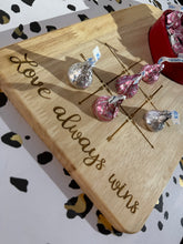 Load image into Gallery viewer, Valentine Charcuterie Chocolate Fondue board, Chocolate Strawberry Tray, Dip Tray Set, Custom engraved, Personalized