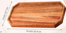 Load image into Gallery viewer, Personalized Acacia Tray, Gift for Mom, Mother’s Day, Couple, Serving Tray, Custom Anniversary Gift, Wedding Gift, Engraved Tray, Jewelry Dish