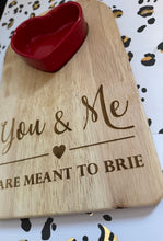 Load image into Gallery viewer, Valentine Charcuterie Chocolate Fondue board, Chocolate Strawberry Tray, Dip Tray Set, Custom engraved, Personalized