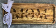 Load image into Gallery viewer, Personalized Acacia Tray, Gift for Mom, Mother’s Day, Couple, Serving Tray, Custom Anniversary Gift, Wedding Gift, Engraved Tray, Jewelry Dish