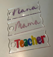 Load image into Gallery viewer, Stanley Quencher H2.0 Name Plate Tag |Tumbler Topper - 40 oz or 30 oz