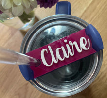 Load image into Gallery viewer, Stanley Quencher H2.0 Name Plate Tag |Tumbler Topper - 40 oz or 30 oz
