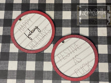 Load image into Gallery viewer, Adult Humor Ornaments