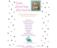 Load image into Gallery viewer, Easter Tiered Tray/Shelf DIY Paint Kit
