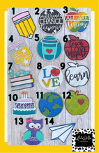 Load image into Gallery viewer, Interchangeable welcome to our classroom sign-Teacher Gift-Classroom decor-Welcome sign-Interchangeable sign