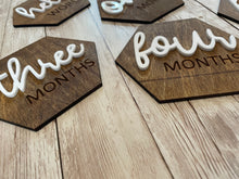 Load image into Gallery viewer, Baby Wooden/Acrylic Milestone Markers Photo Prop