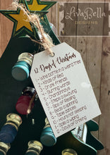 Load image into Gallery viewer, 12 Days of Christmas Advent Tree - Wine