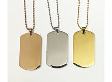 Load image into Gallery viewer, Stainless Steel Dog Tag Necklace
