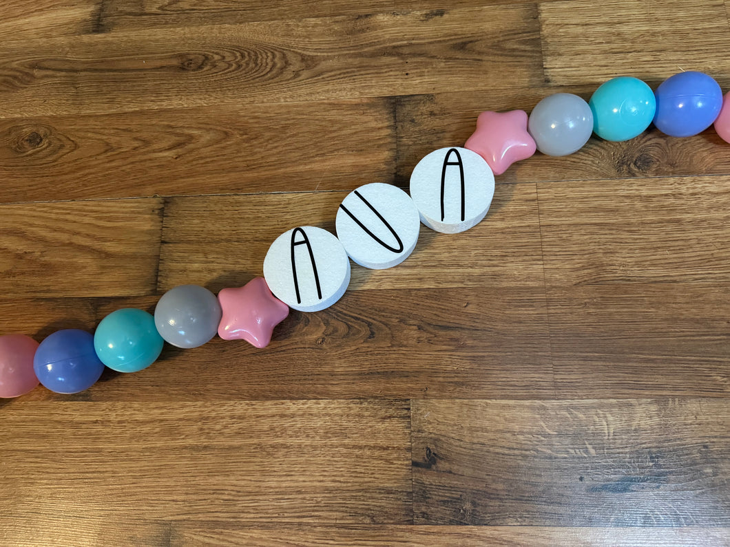 Taylor Inspired Oversized Friendship Bracelet Garland - customize your own!