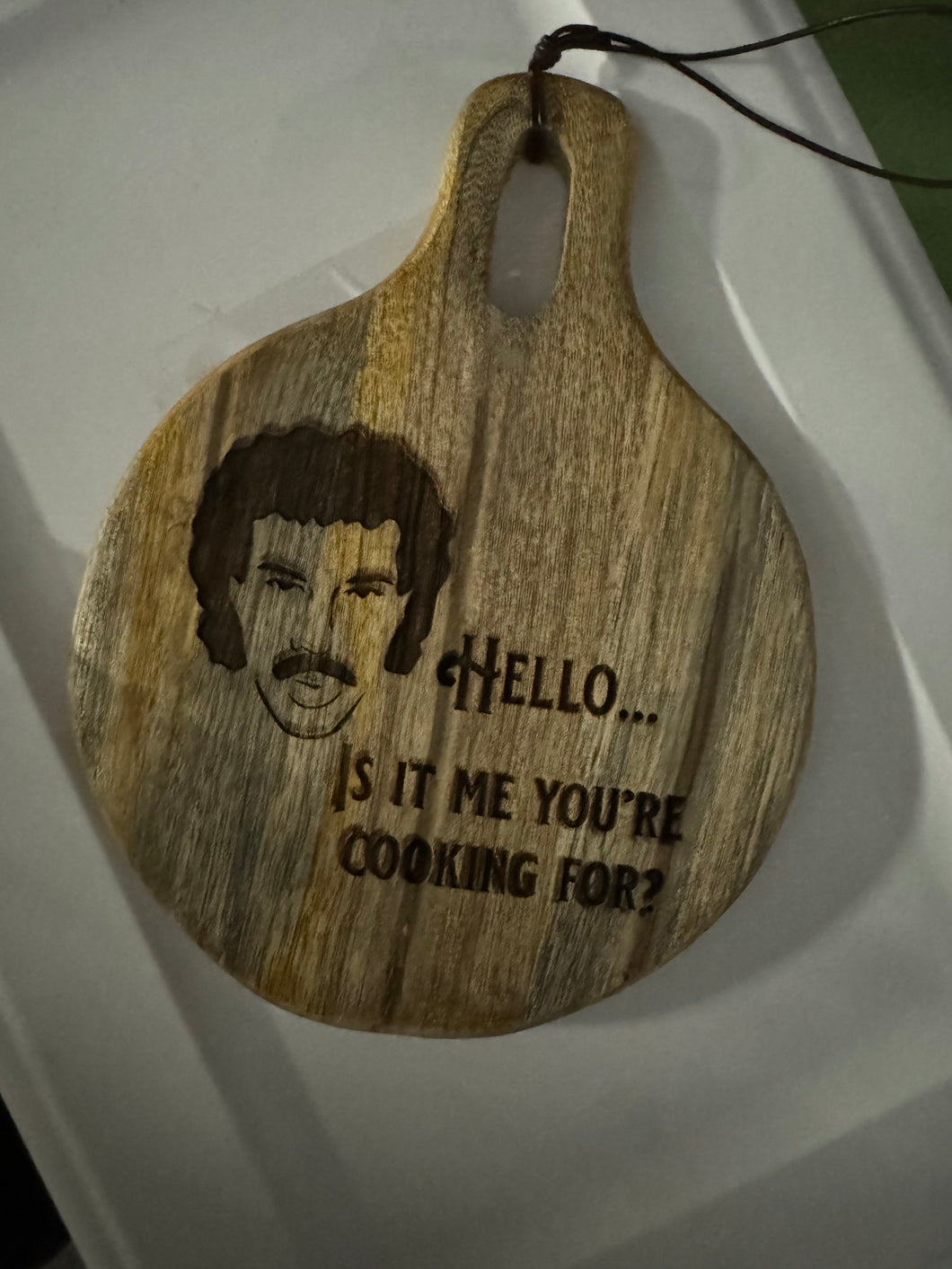 Small Serving Board - Lionel Richie - Hello is it me your cooking for?