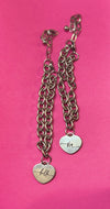 Name Bracelet | Stainless Steel Heart Charm Bracelet | Monogram Bracelet | Personalized Anniversary Gift | Family Keepsake Gift | Mother’s Day | Wife Daughter | Dance | Graduation