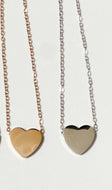 Stainless steel heart necklace
