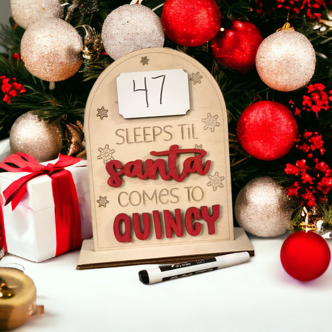 Sleeps til Santa comes to “your town” - Christmas Countdown