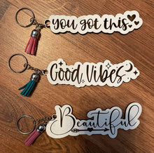 Load image into Gallery viewer, Positivity/Motivational Keychains
