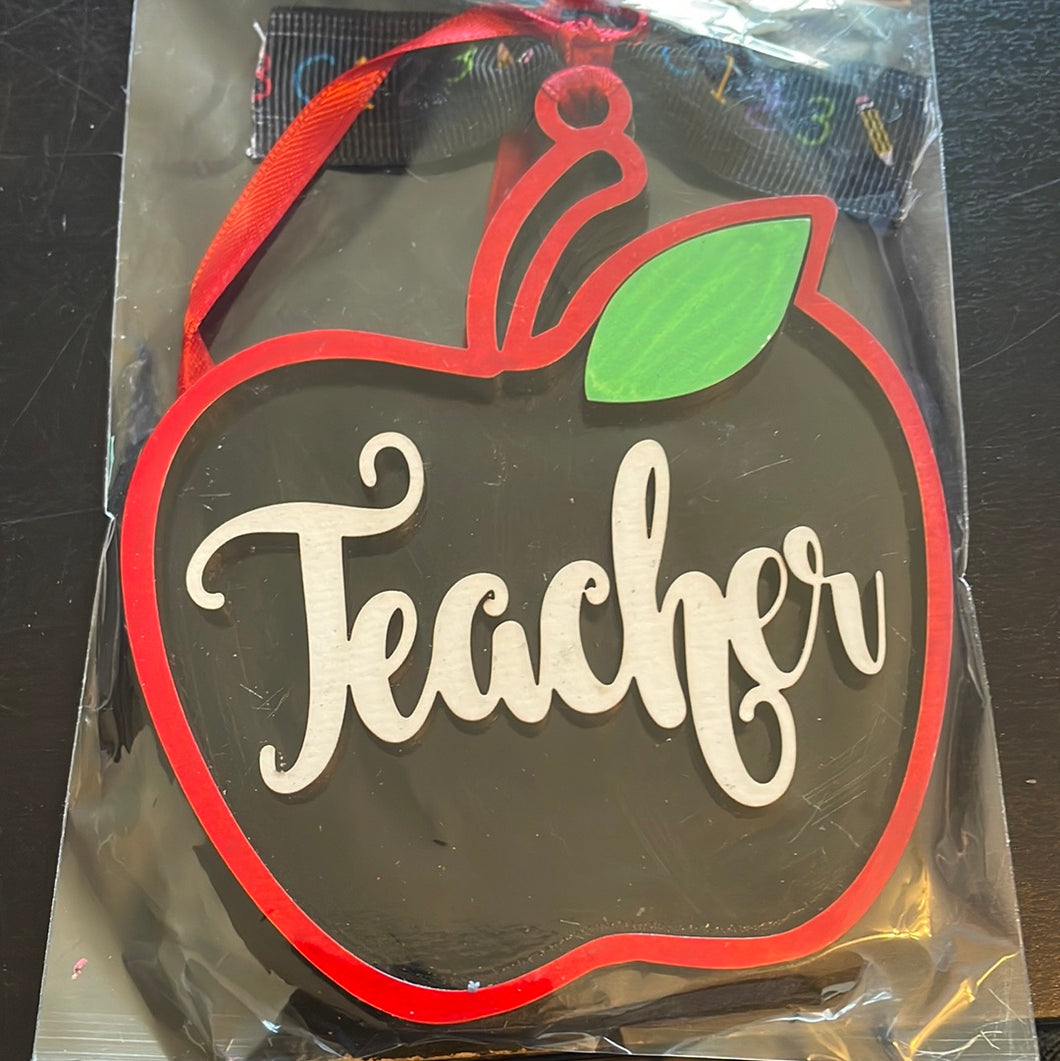 Teacher / Apple Ornament