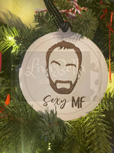 Load image into Gallery viewer, DMB Dave Matthews Band Sexy MF Dave Silhouette Ornament

