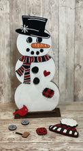 Load image into Gallery viewer, Double Sided 12” Stacking Pumpkin/Snowman
