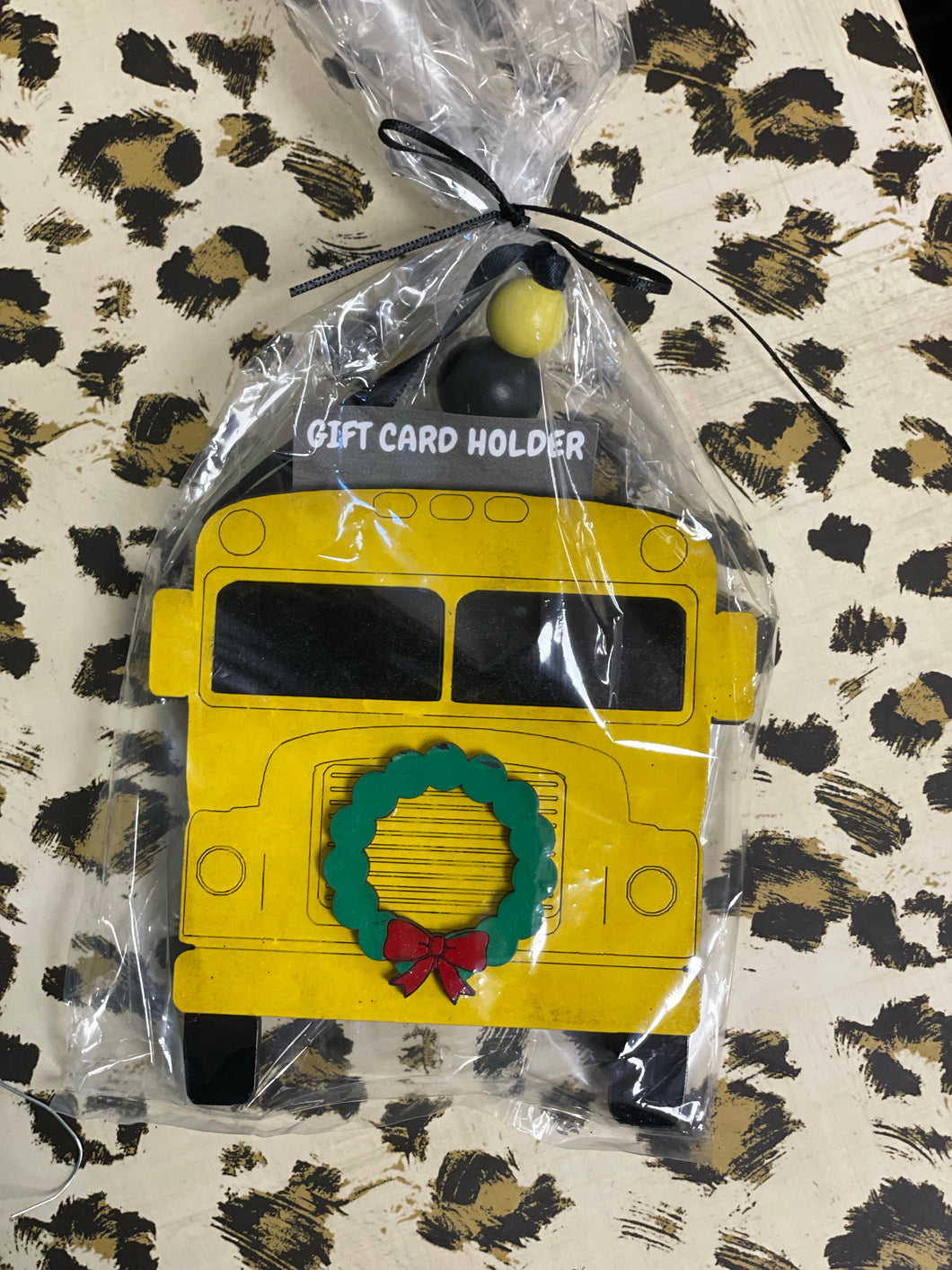 Bus Driver ornament and gift card holder