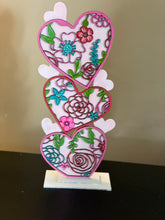 Load image into Gallery viewer, Stacking Valentine Heart Decor
