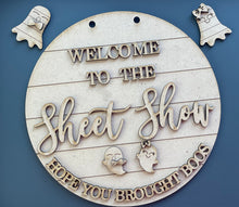 Load image into Gallery viewer, DIY PAINT KIT - Welcome to the Sheet Show - Hope you Brought Boos
