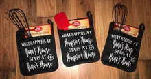 Load image into Gallery viewer, Personalized Potholder Set w/Cookie Mix &amp; Spatula
