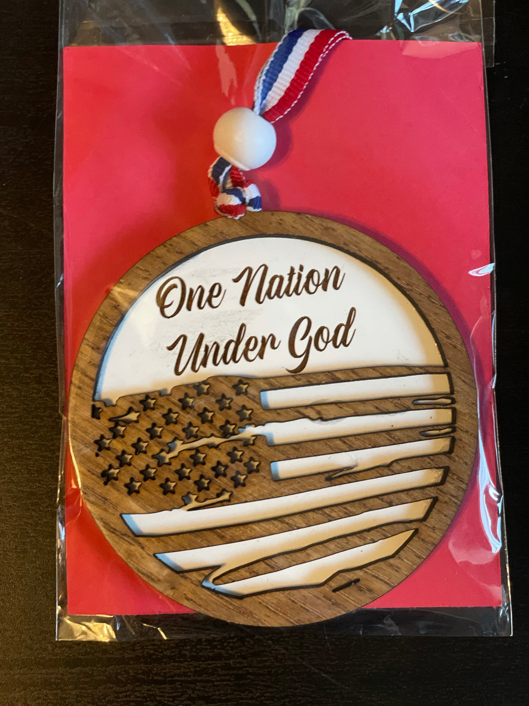 One Nation Under God Flag ornament