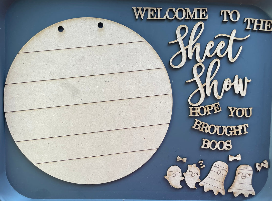 DIY PAINT KIT - Welcome to the Sheet Show - Hope you Brought Boos