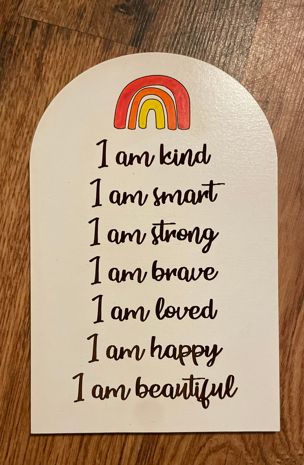 Small Positive Affirmation Boards