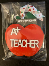 Load image into Gallery viewer, Apple Teacher Gift Card Holder &amp; Ornament
