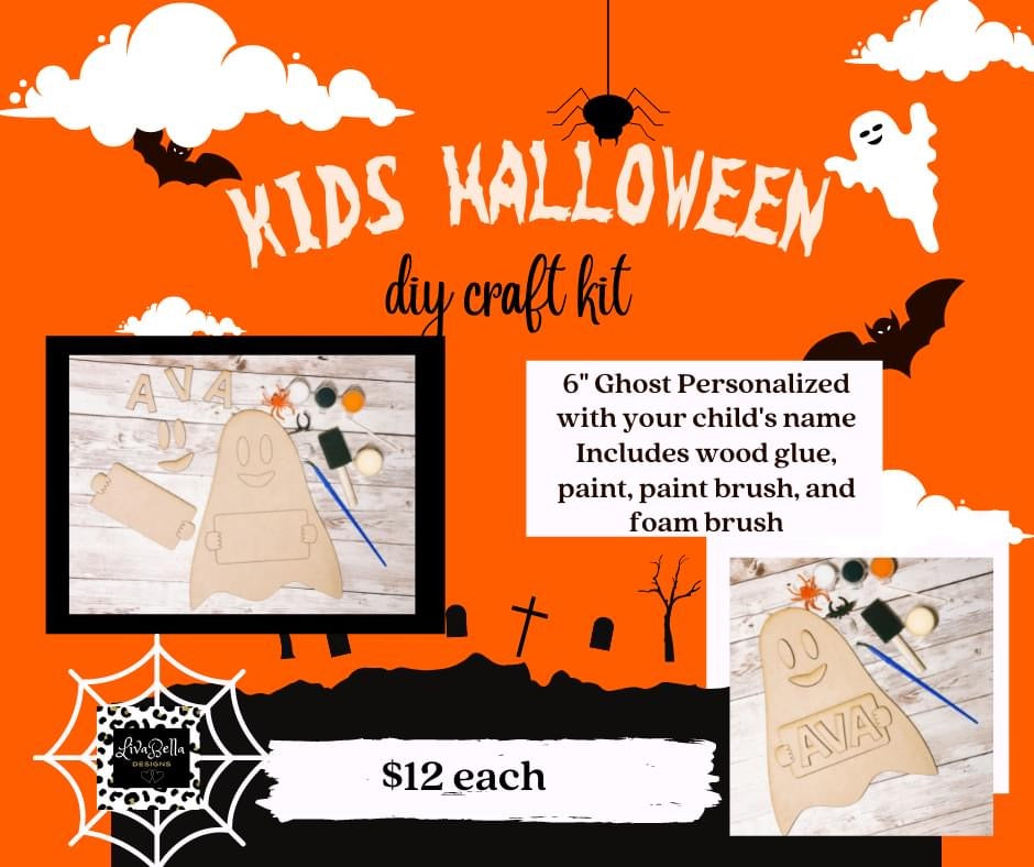 Halloween DIY Craft Kit for Kids - Personalized