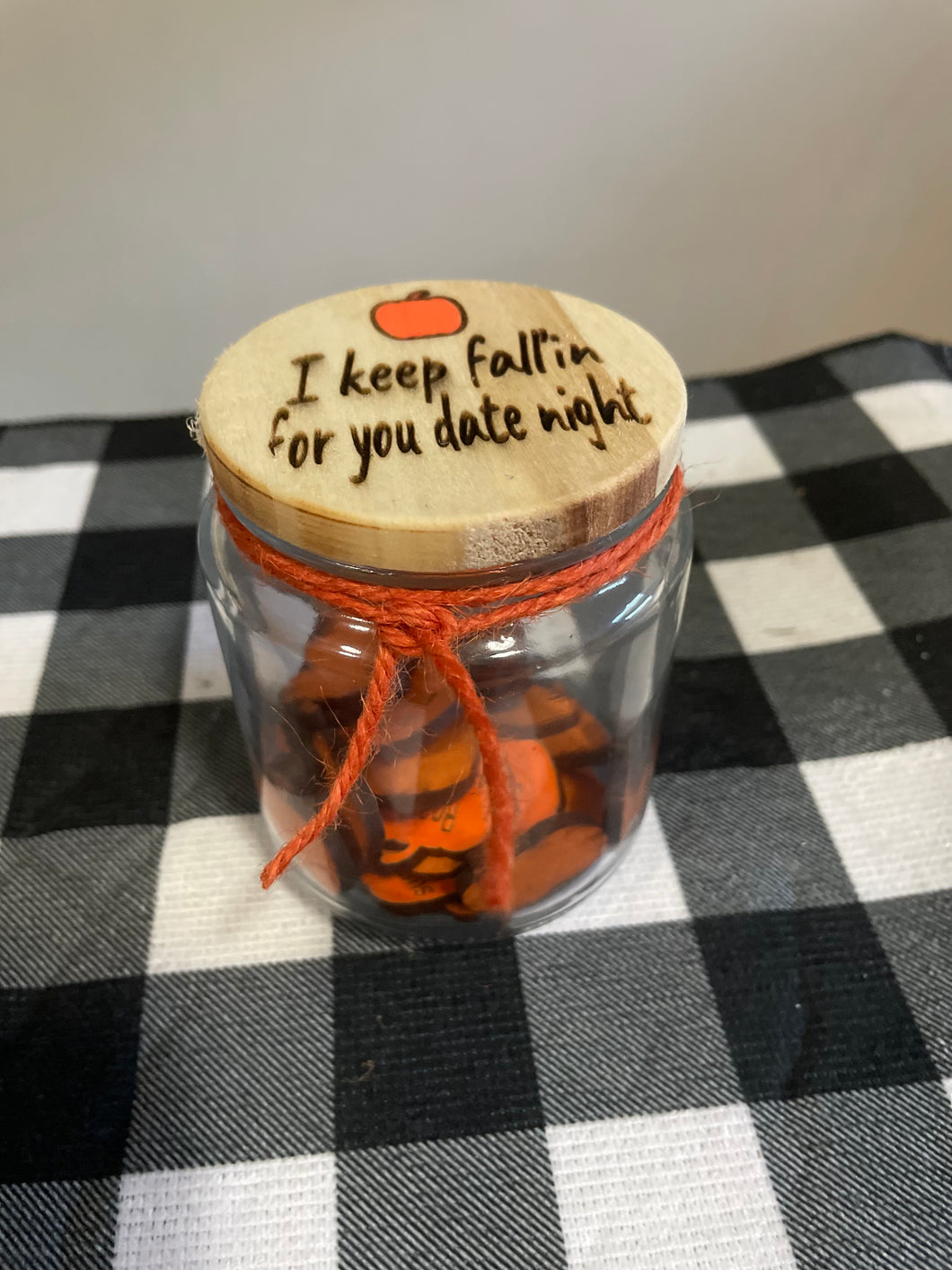 Fall’in for you date night jar