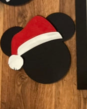 Load image into Gallery viewer, Mouse Home Sign with Interchangeable Seasonal
